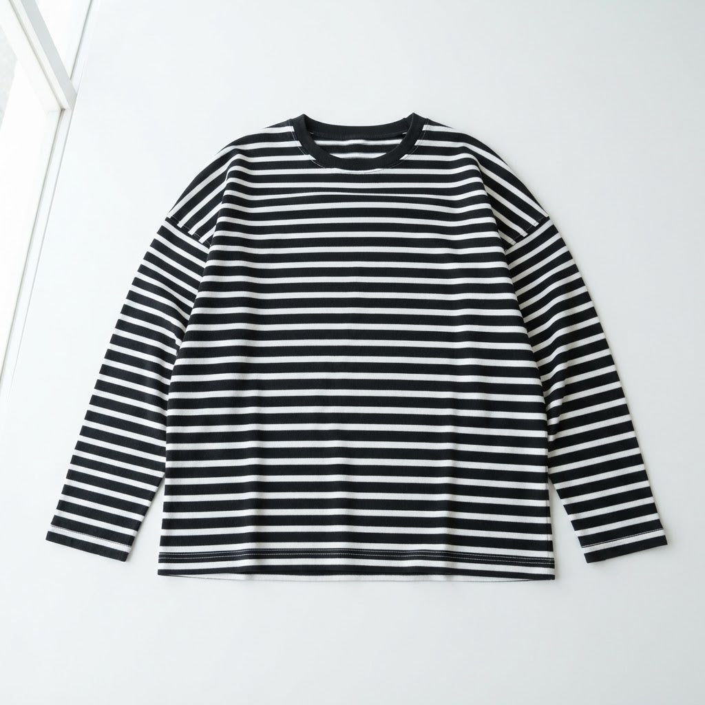 Gestreiftes Langarmshirt
