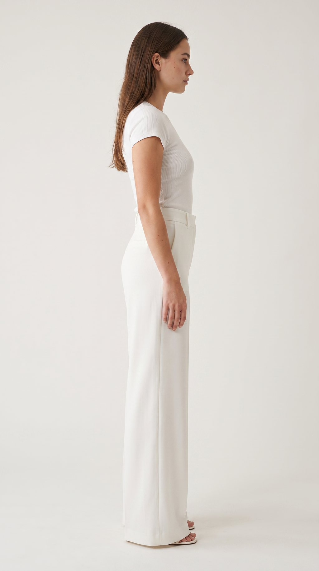 High-Waist Wide-Leg Hose